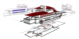 Vistas en planta y sección