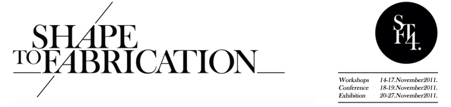 VisualARQ  en Shape to Fabrication 2011, Londres