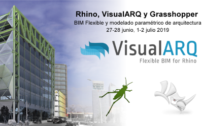 Curso de modelado paramétrico de arquitectura con Rhino, VisualARQ y Grasshopper, en la ETSAV, UPC