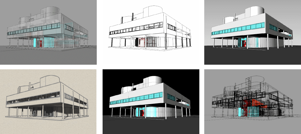 Modalità di visualizzazione di Rhino