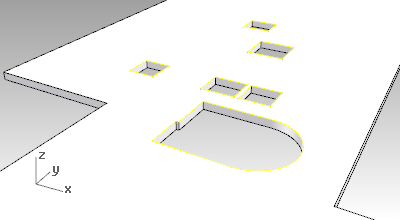 Terrace Slab subtracted contours