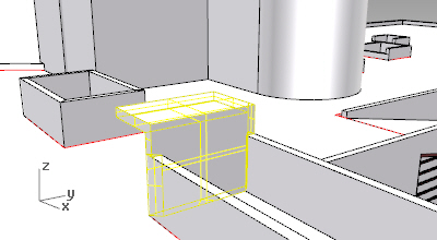 Terrace plantpot walls